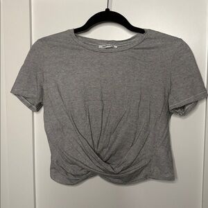 Zara Black and White Striped Tee